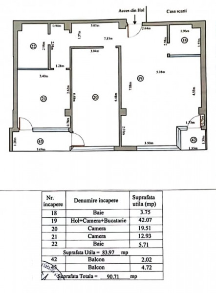 apartament de vânzare Campus