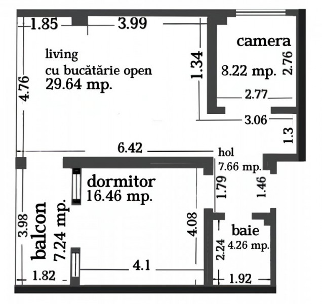 vânzare apartament 73 mp. utili bulevardul Mamaia 