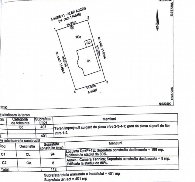 vânzare vila noua p+1 Lazu 176 mp. utili și teren aferent 401 m. 