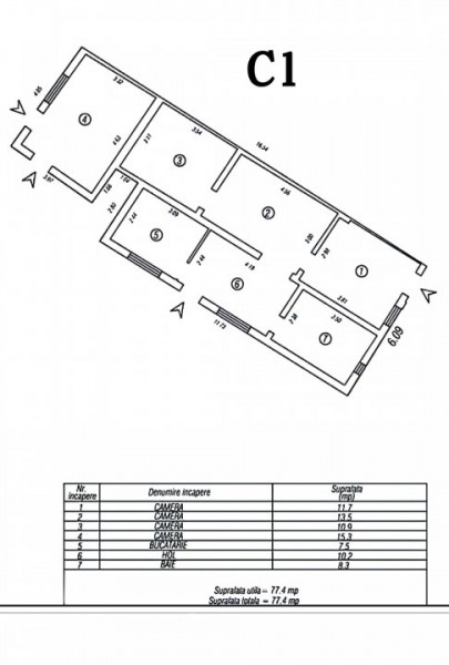 Vânzare Km 4-5 teren 421 mp.+2 case individuale caramida+anexe