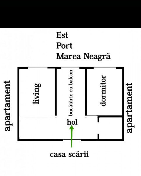 Vânzare Apartament Poarta 6 vedere către Port  