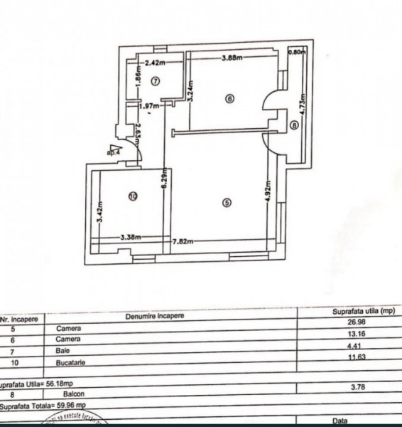 Compozitorilor Apartament modern cu 2 camere + loc parcare subteran 