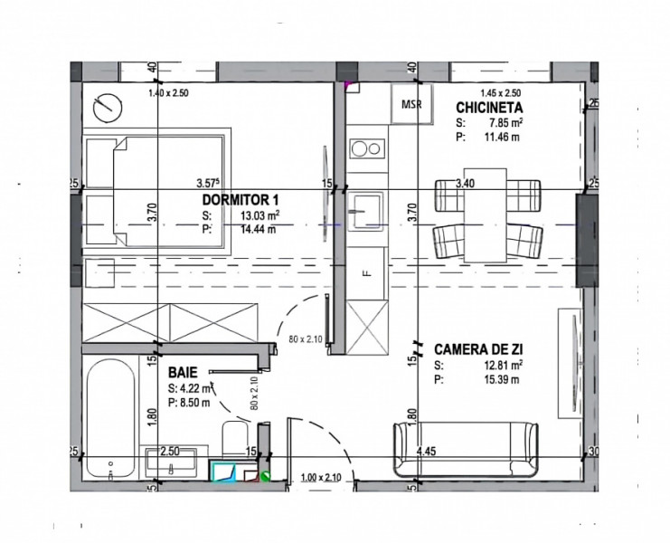  Vanzare Studio unicat cu cadastru intabulare tva și parcare incluse 