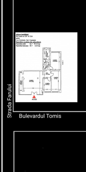 Închiriere Spatiu 100 mp. stradal Tomis cu Farului 4 încăperi separate
