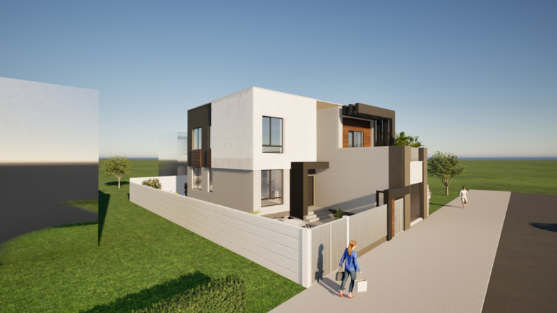 Vânzare Teren perfect 377 mp. cu Autorizație Construcție 