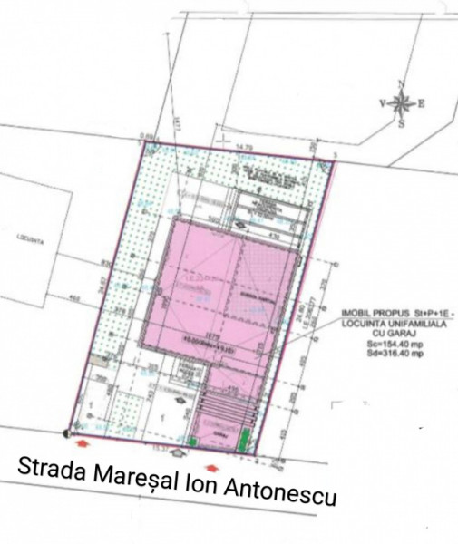 Vânzare Teren perfect 377 mp. cu Autorizație Construcție 
