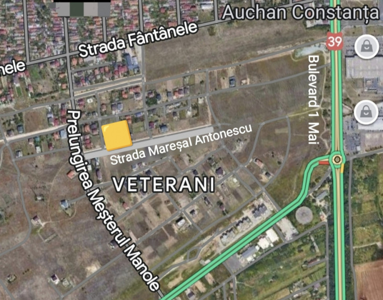 Vânzare Teren perfect 377 mp. cu Autorizație Construcție 