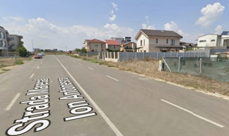 Vânzare Teren perfect 377 mp. cu Autorizație Construcție 