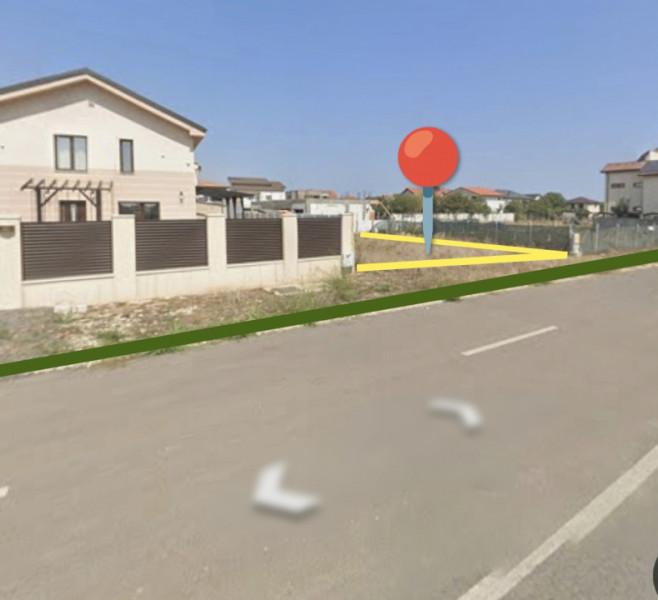 Vânzare Teren perfect 377 mp. cu Autorizație Construcție 