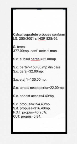 Vânzare Teren perfect 377 mp. cu Autorizație Construcție 