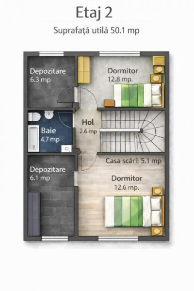 Vânzare vilă 5 camere direct dezvoltator P+2 + 3 terasă Tva inclus !!!