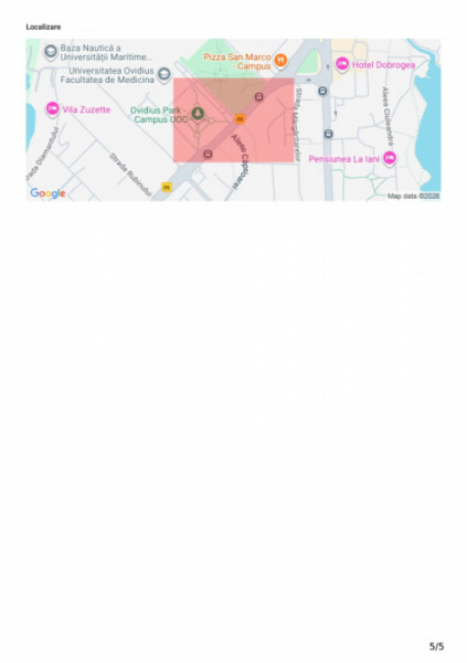 Închiriere studio totul nou Universitate - Campus 