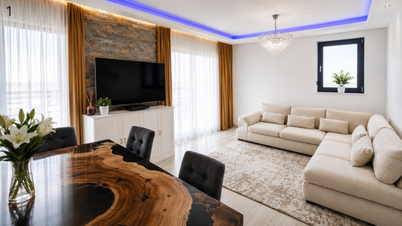 Vilă modernă P+1 de închiriat Mamaia Sat totul nou