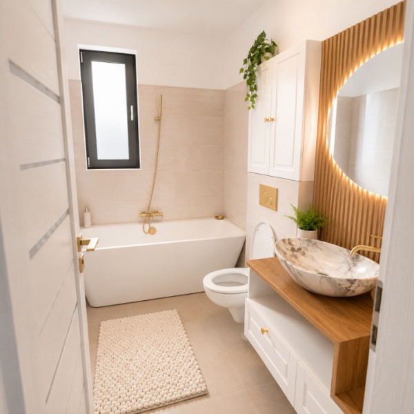 Vilă modernă P+1 de închiriat Mamaia Sat totul nou