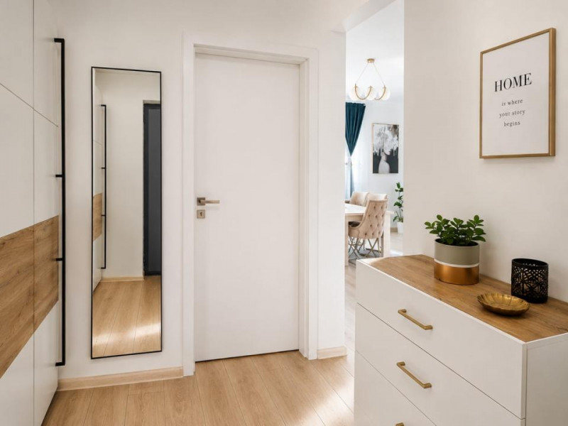 Apartament 73.6 mp. Novopolis cu terasă 23.4 mp. + parcare proprietate