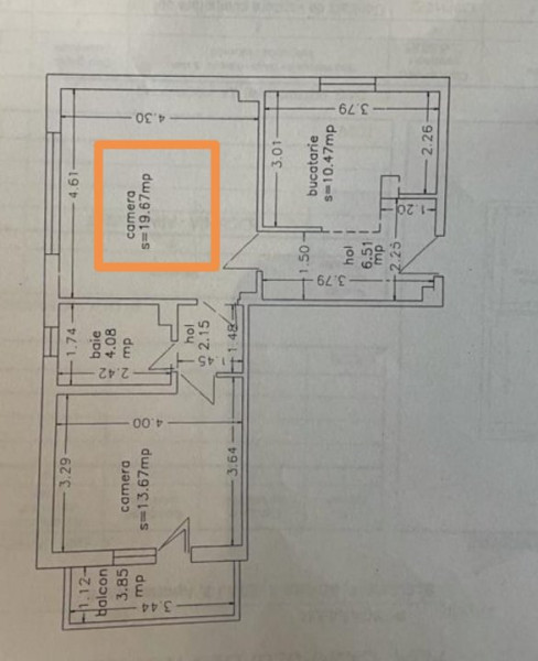 Apartament decomandat Faleza Nord zona Reyna