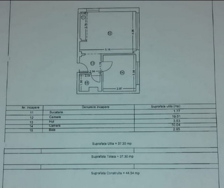 Apartament 2 camere bloc nou dotari complete loc de parcare si boxa