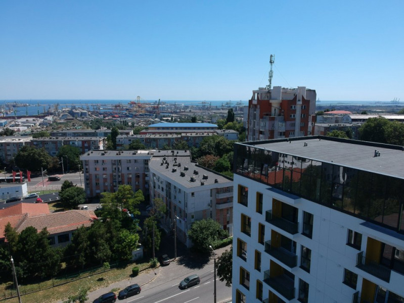 Apartament nou cu vedere panoramica catre Portul Constanta