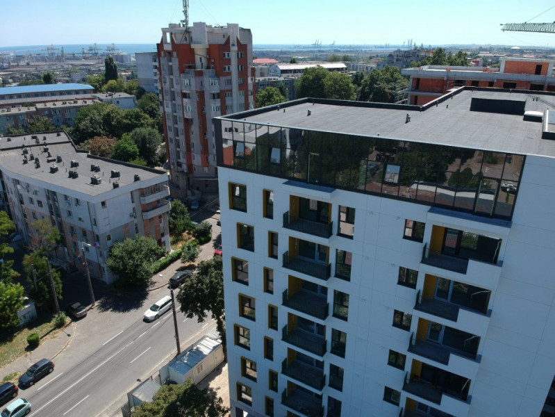 Apartament nou cu vedere panoramica catre Portul Constanta