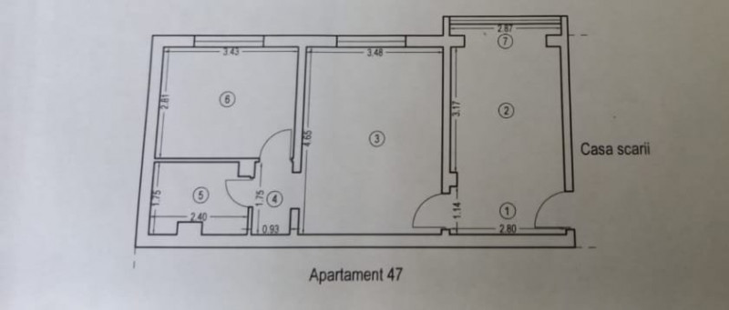 Apartament etaj 1 din 4 CET zona linistita