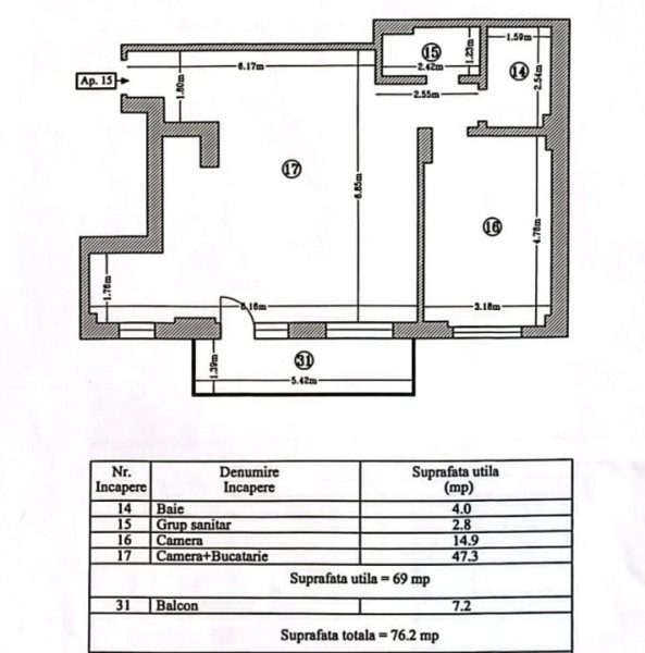 vanzare apartament Mamaia Nord langa Promenada